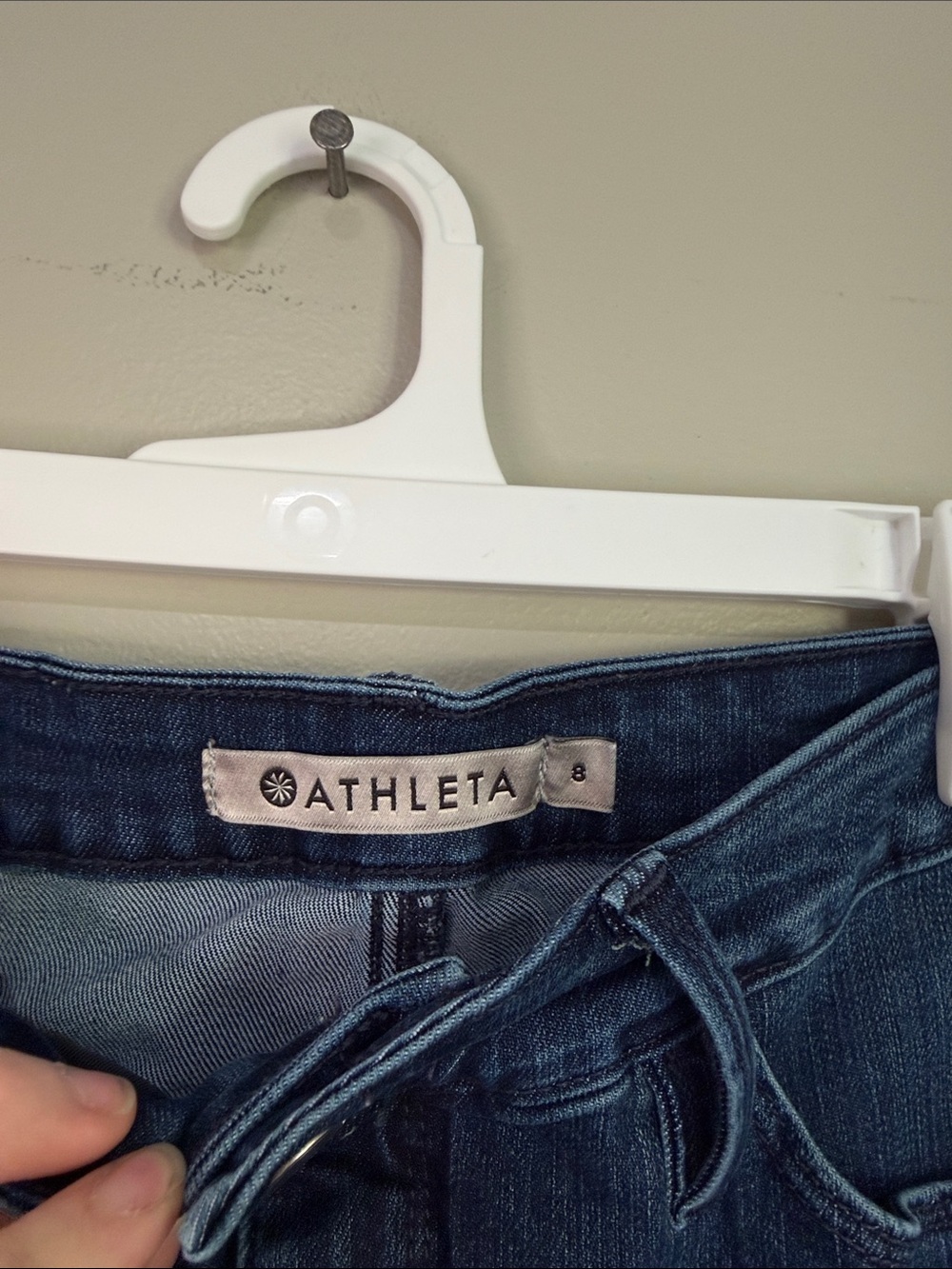 Athleta Women's Dark Indigo Skinny Jeans 8 - Picture 4 of 7